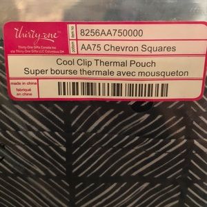 Thirty one cool clip thermal pouch